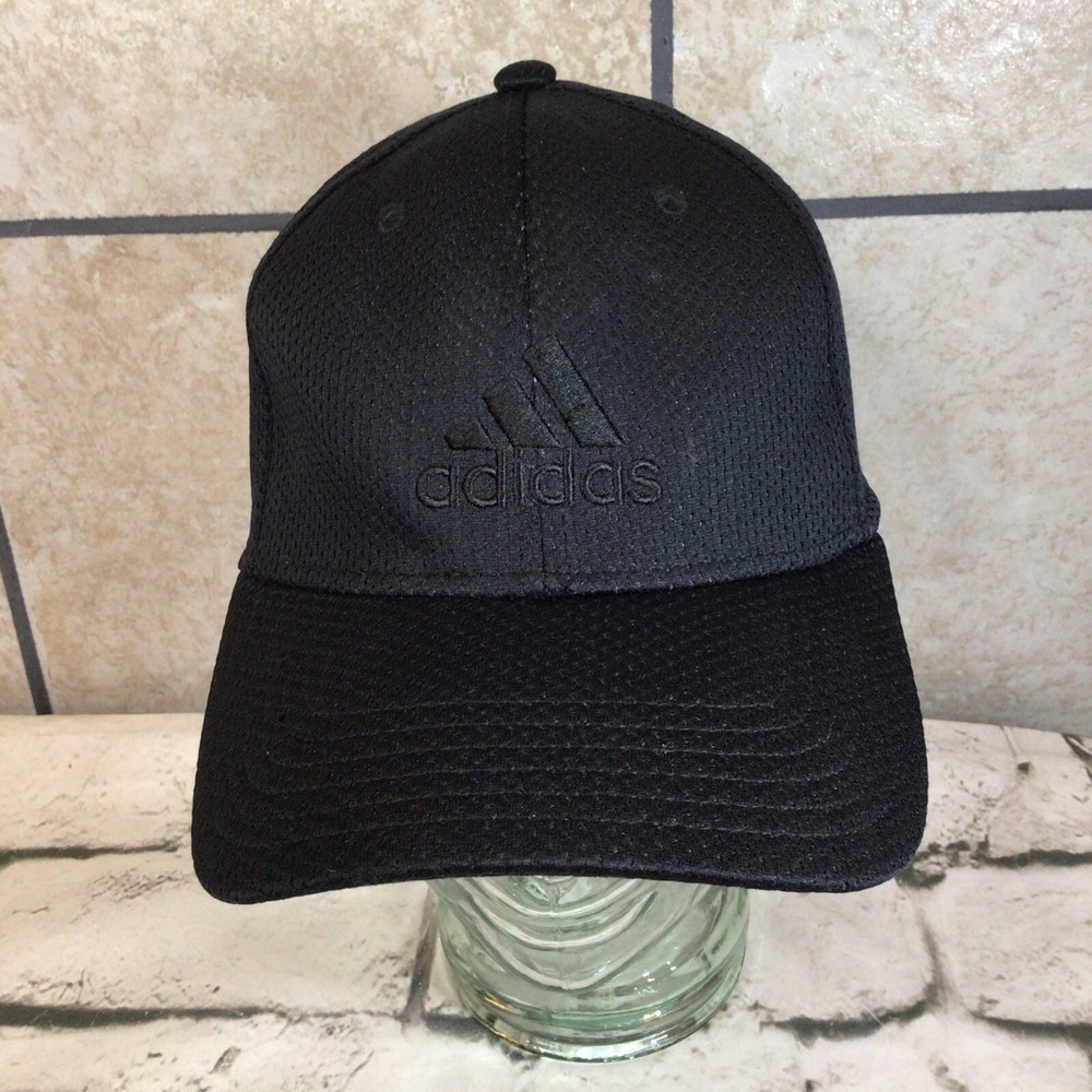 Adidas Hat Mens One Size Black Aeroready Fitted Ball Cap